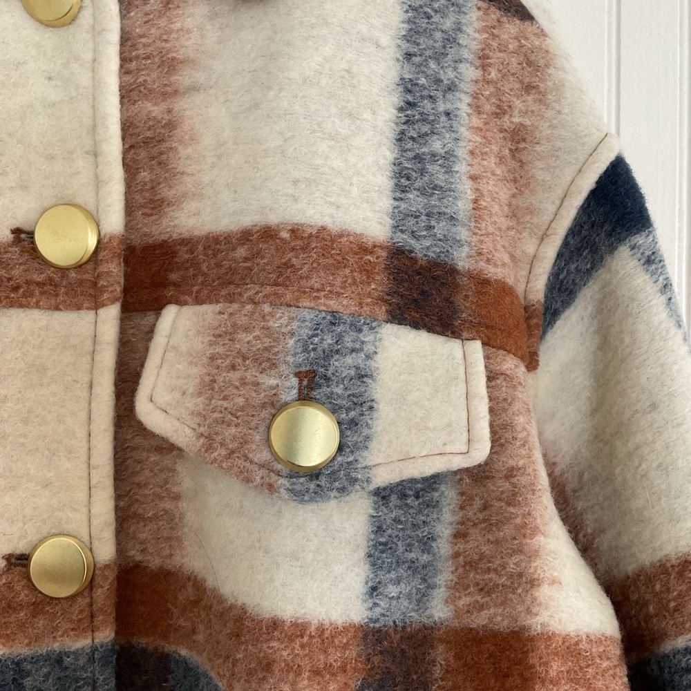 Zara Windowpane Shacket - Picture 5 of 10